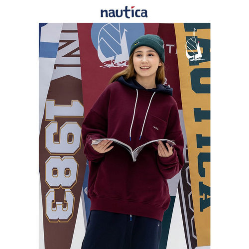 nauticawhitesail圆领卫衣