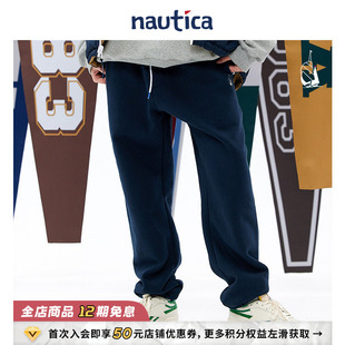 白帆日系无性别cityboy印花运动卫裤 nautica KW2472 官方正品