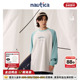 T恤TW5354 日系纯色休闲刺绣logo长袖 官方正品 nautica白帆