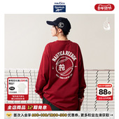 新年款 nautica白帆 Reebok联名中性长袖 T恤RBTW4407