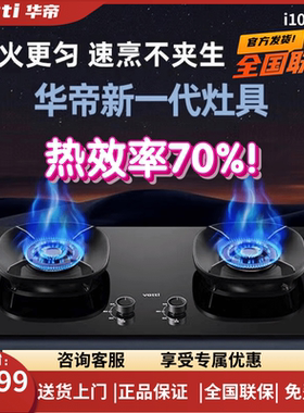 Vatti/华帝 i10309/i10309D/10308燃气灶台嵌两用5.2KW猛火灶节能