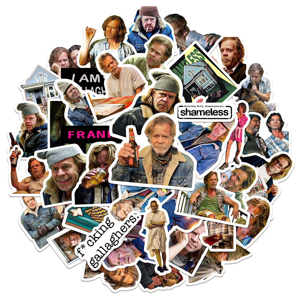 弗兰克单人无耻之徒美剧贴纸shameless手账DIY手机壳装饰防水贴纸