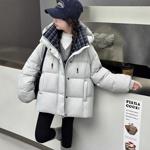 女童棉服外套冬款2025新款儿童夹棉加厚洋气冬装上衣女孩入冬棉袄