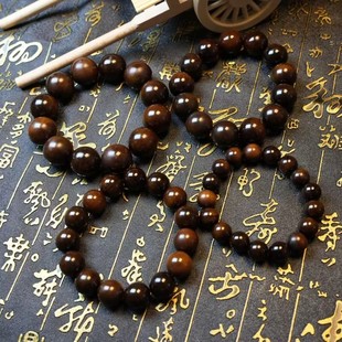 天然雷击枣木玉化料手串经典款纯手工一体雕刻手串男女佩戴