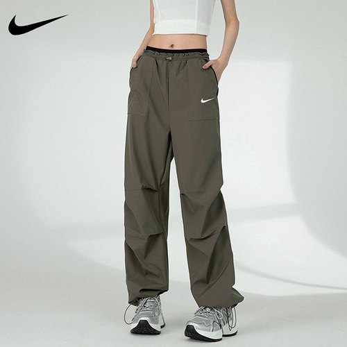 NIKE耐克工装裤女户外徒步登山软壳裤健身跑步宽松休闲美式冲锋裤