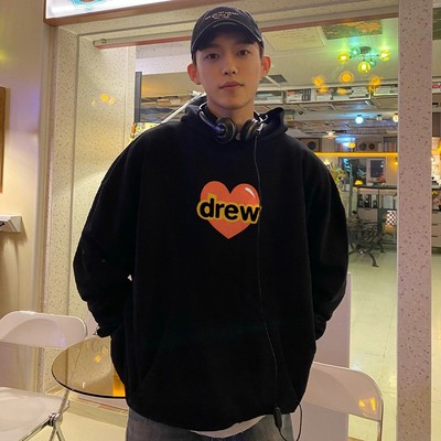 drewbee宽松美式连帽卫衣