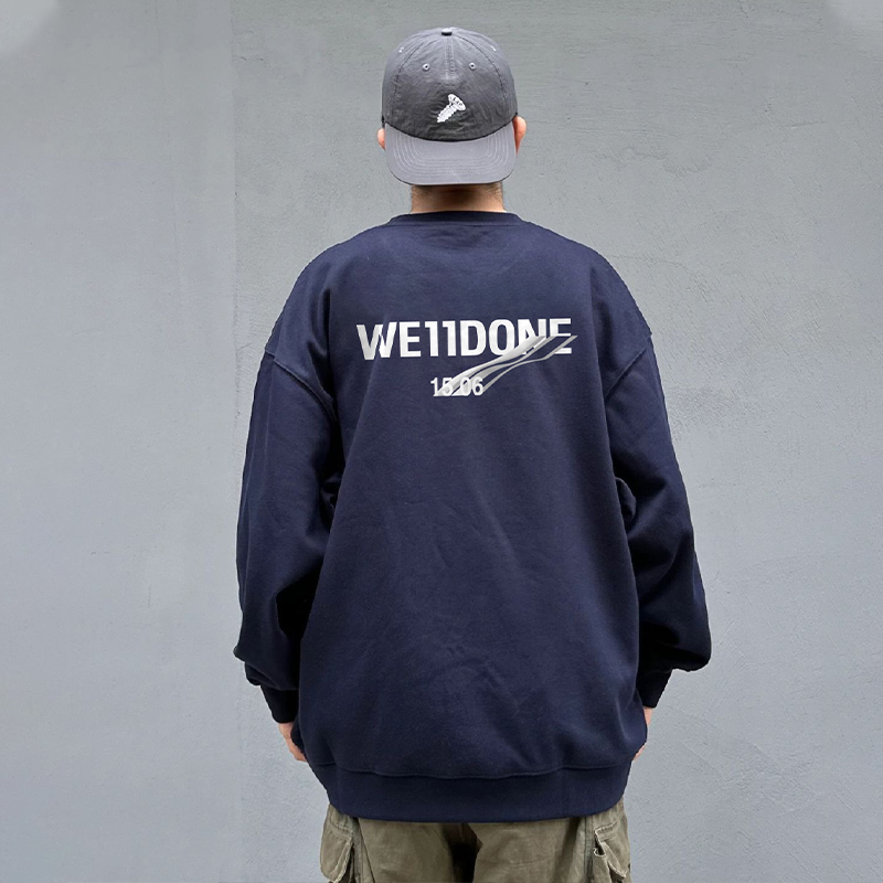 WE11DONEKONNE圆领卫衣男