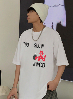 RRR123 X CPFM短袖t恤夏季2025新款男复古高街上衣高级感个性体恤