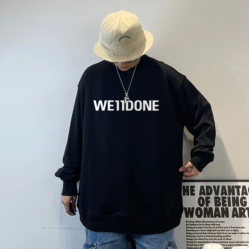WE11DONEKONNE圆领卫衣上衣