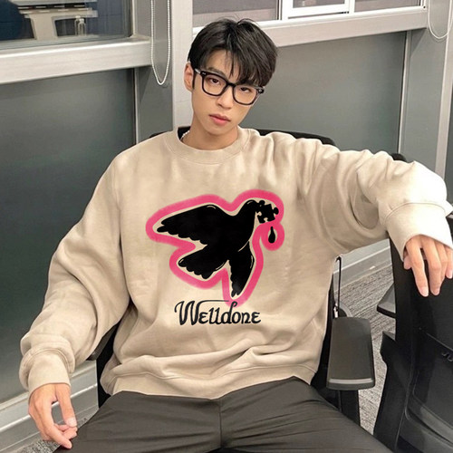 WE11DONEKONNE圆领卫衣男