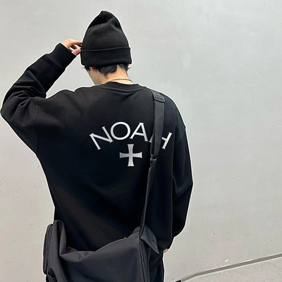 NOAHCITY潮牌圆领卫衣男