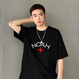 宽松半袖 NOAH 美式 t恤男2025夏季 纯棉潮牌十字架衣服上衣 CITY短袖