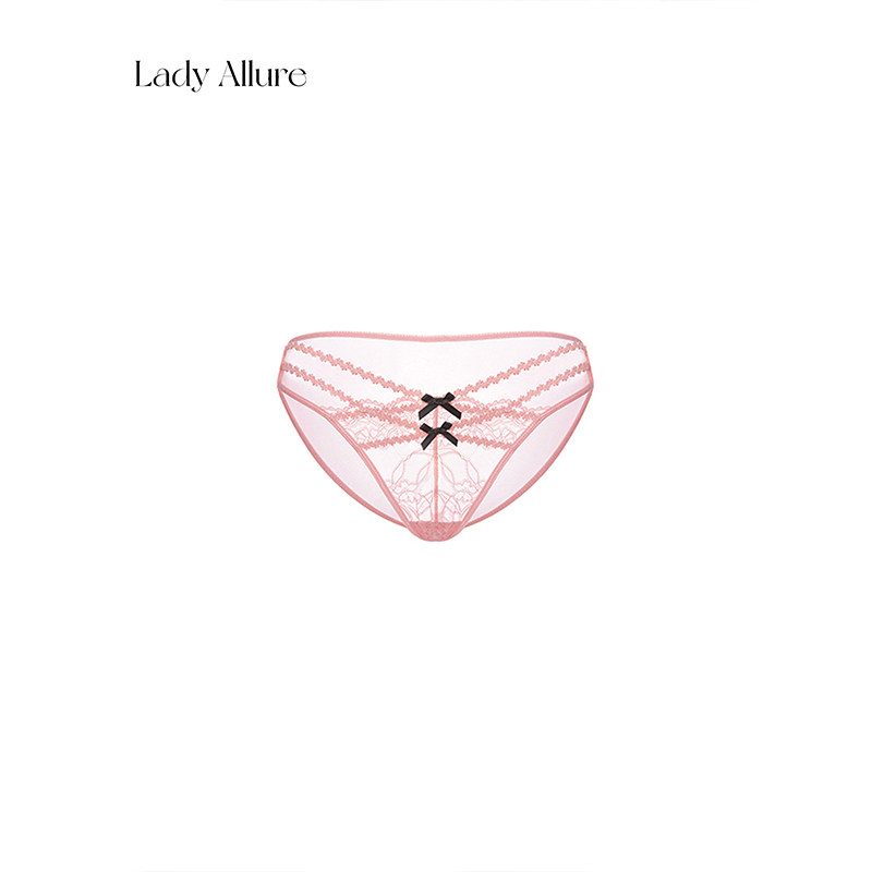 「LA」小甜娇*纯欲细带镂空交叉蝴蝶结性感网纱透视纯棉裆内裤女,女士内衣/男士内衣/家居服,女三角裤,淘宝优惠券,粉丝福利购,淘宝优惠卷