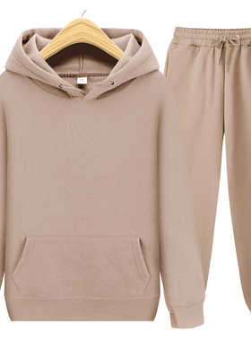 2022 Couples hooded athleisure suit 情侣连帽运动休闲加绒套装