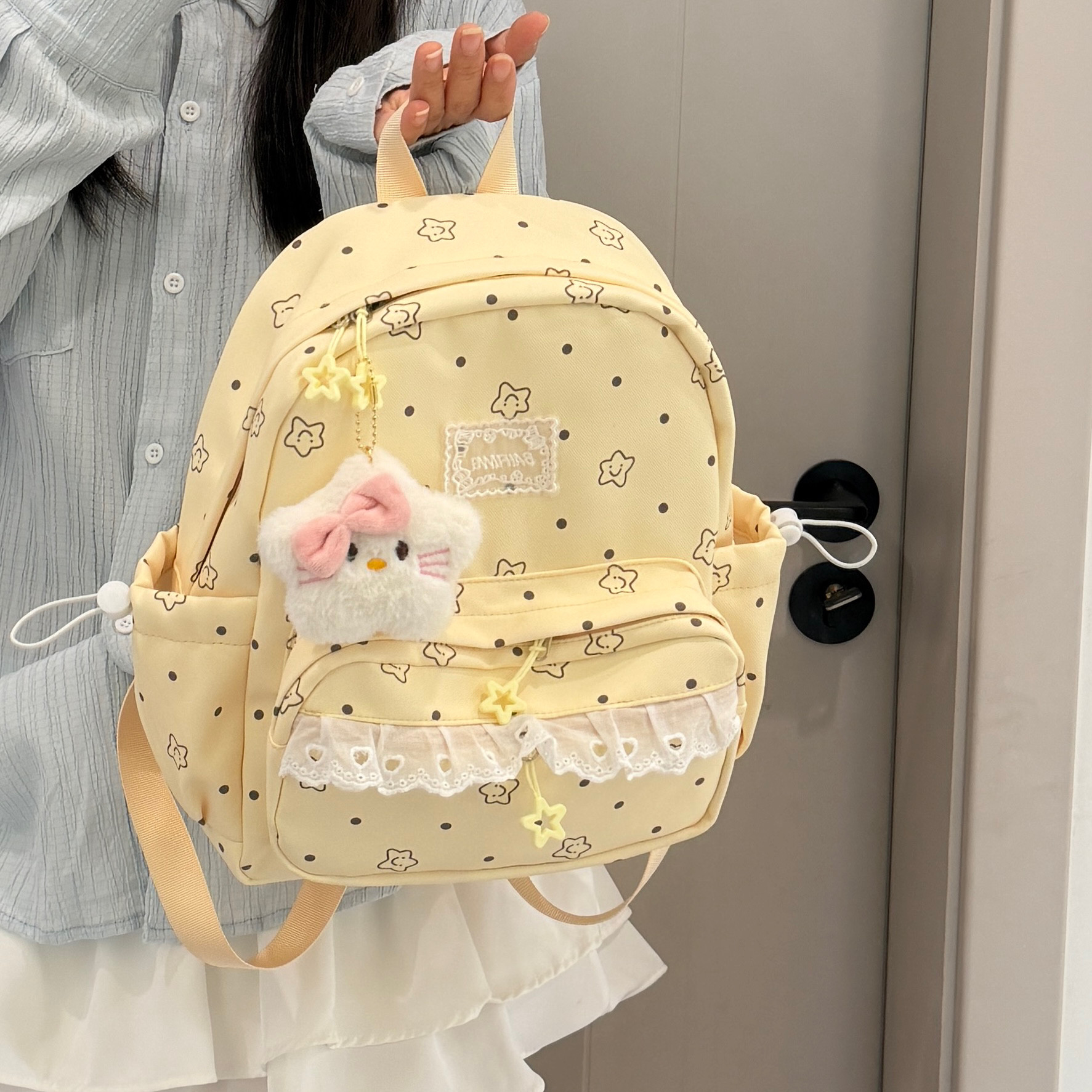 高颜值软妹少女双肩包小型 ins小书包迷你小包包女大学生春游背包