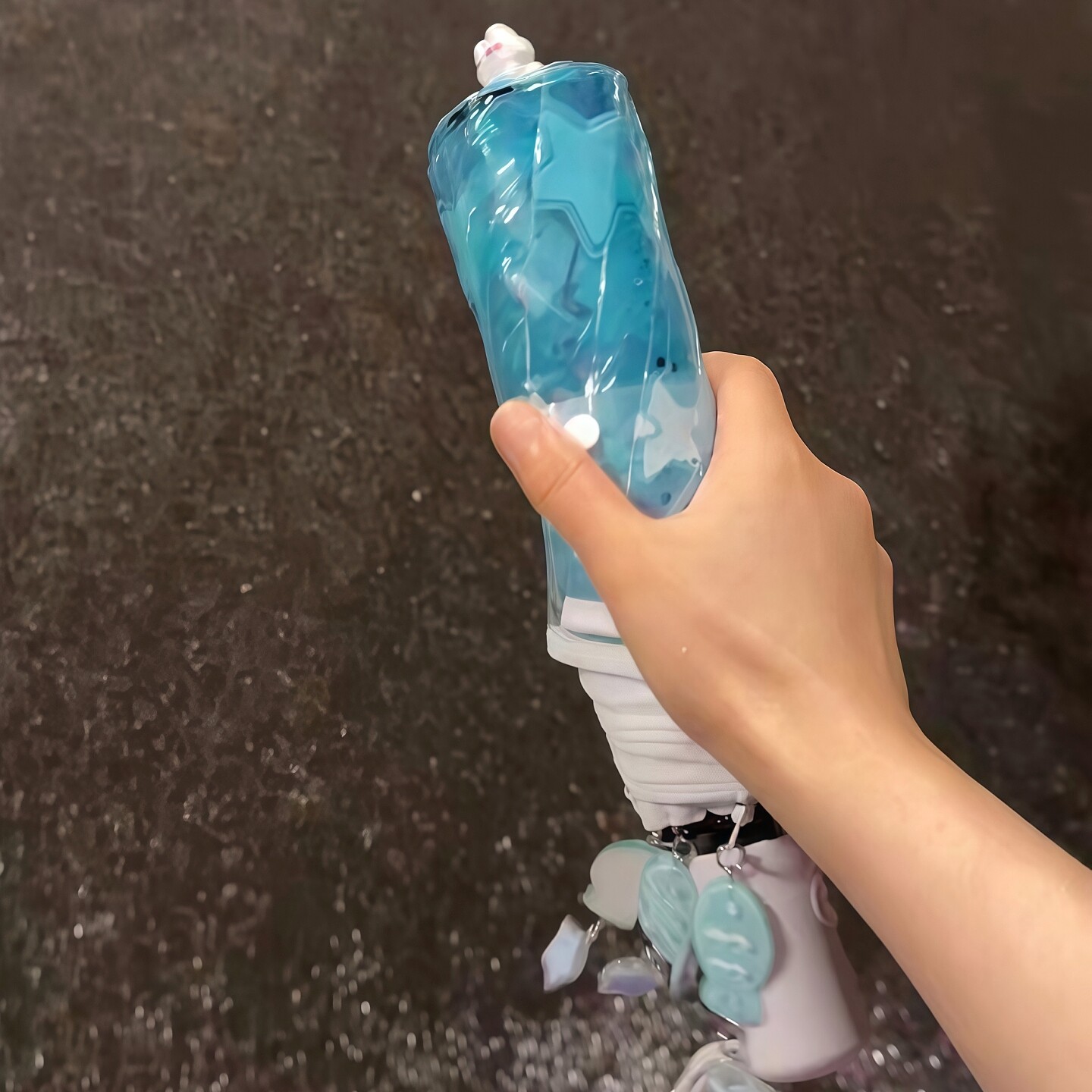 2026新款薄荷绿小猫咪透明雨伞卡通全自动可爱带挂件创意折叠伞