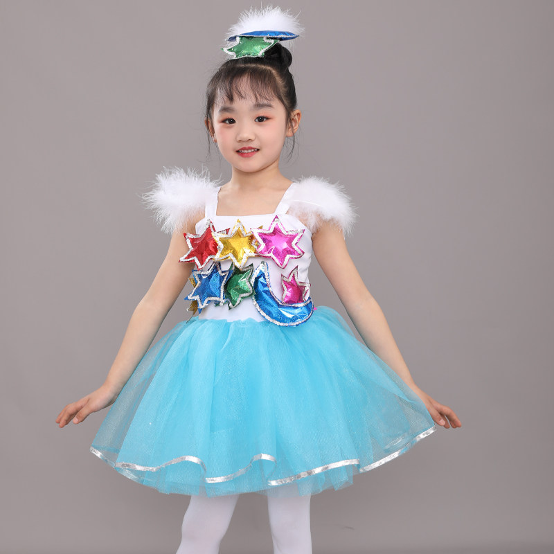 女童可爱幼儿舞蹈蓬蓬纱裙