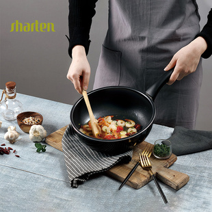 韩国进口PN枫年克拉斯不粘锅20-30cm家用高品质炒锅无油不粘