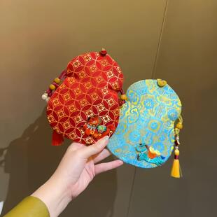 宋锦葫芦马年刺绣红包送小孩大号压岁钱袋2026春节过年万元利是封