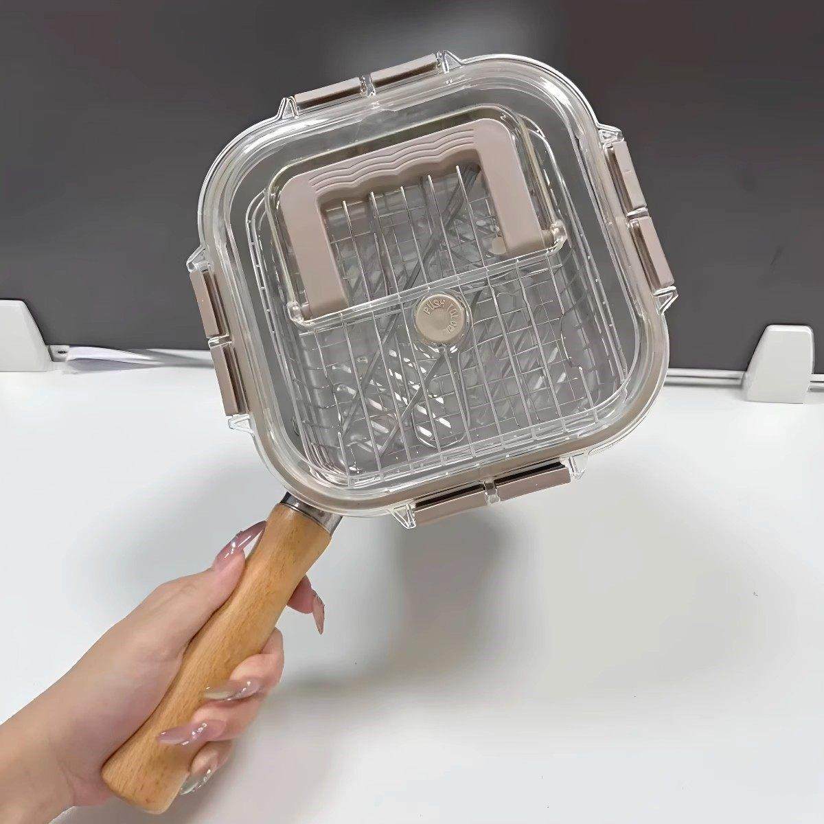 迷你炸锅家用多功能304不锈钢煎锅可电磁炉燃气露营便携带盖密封.,厨房/烹饪用具,油炸锅,淘宝优惠券,粉丝福利购,淘宝优惠卷