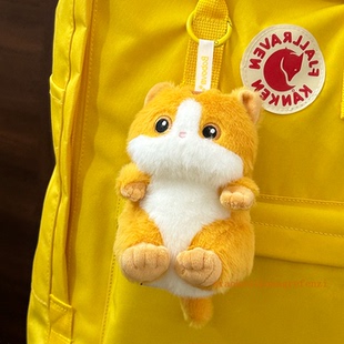 正版仿真小橘猫咪毛绒挂件可爱三花猫钥匙扣公仔玩偶书包包挂饰女