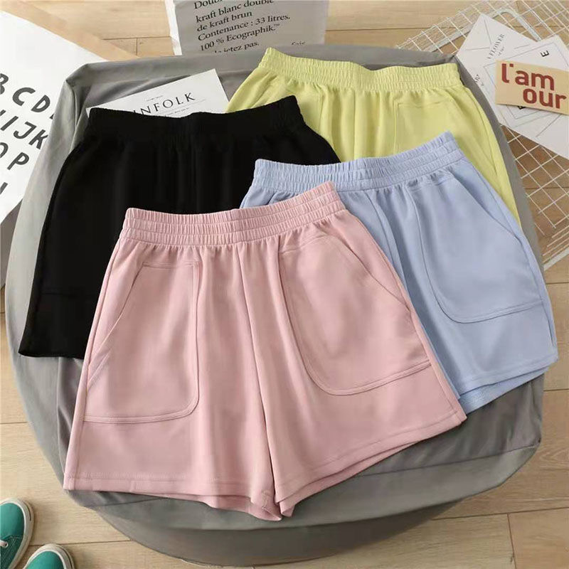 High waisted casual cool sports hot pants高腰清凉运动短裤女