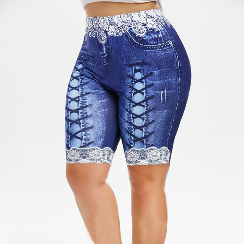 Skinny Printed Sports Pocket Yoga Pants 印花运动口袋瑜伽裤