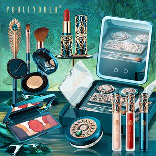 彩妆套装口红化妆品全套一整套12件套美妆套盒礼物中国风彩妆礼盒