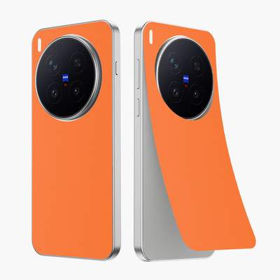 适用vivox300Pro素皮背膜个性原机素皮膜vivx300手机背膜x200pro/x20ultra后膜手机背膜