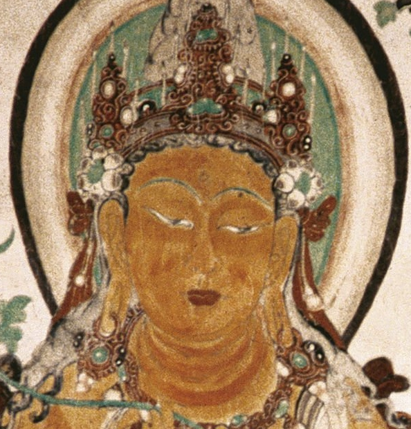 莫高窟第158号洞窟唐代壁画敦煌壁画佛像高清电子图片装饰喷绘