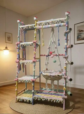 自制DIY落地猫爬架省空间