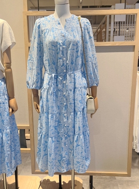 indiciaC5A303LQ049专柜正品标记女装黄色气质连衣裙吊牌价789