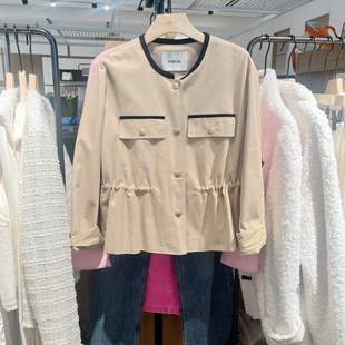 indicia5C307FY334专柜正品标记女装通勤上衣风衣外套吊牌价889