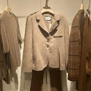 indicia3D110DY431专柜正品标记女装冬款羊毛毛呢大衣吊牌价1889