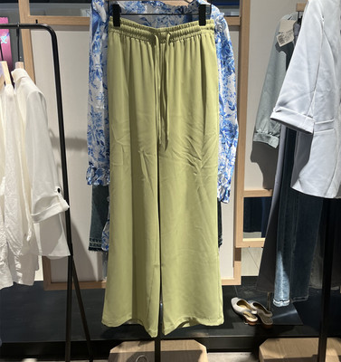 indicia4B204KZ181专柜正品标记女装夏季垂感显瘦阔腿裤吊牌价569