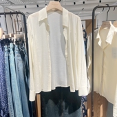 indiciaC6B406CS114专柜正品 吊牌价569 气质开衫 标记女装 冰丝衬衫