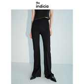 the 吊牌价499 微喇休闲裤 indiciaD6B406KZ098专柜正品 标记女装