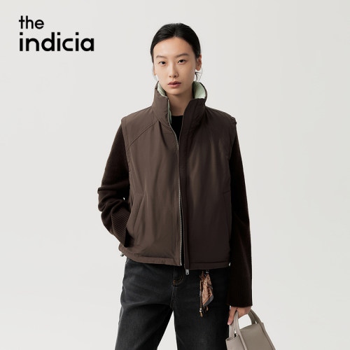 indiciaF2D5MJ512N专柜正品标记女装马甲时尚吊牌价1089