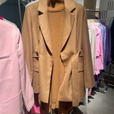 indicia3C107XZ377专柜正品标记女装秋款西装毛呢大衣吊牌价1889