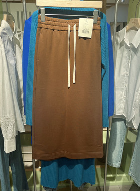 indicia4D212QZ565专柜正品标记女装冬款休闲直筒半身裙吊牌价689