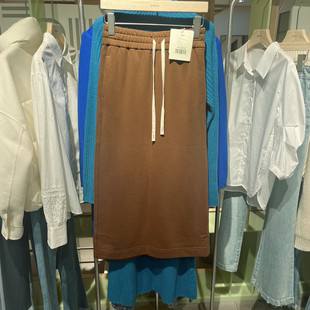 休闲直筒半身裙吊牌价689 冬款 indicia4D212QZ565专柜正品 标记女装