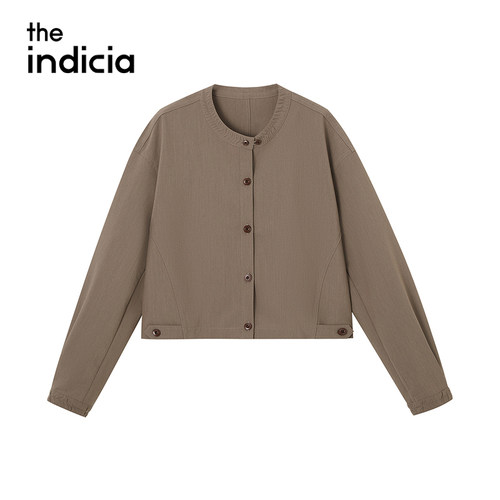 indiciaF2C5WT379N专柜正品标记女装短外搭开衫薄款外套吊牌价689
