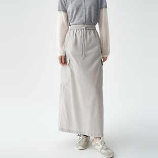 indiciaF2B5QZ129F专柜正品 轻薄休闲户外半身裙吊牌价599 标记女装