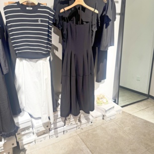 indiciaF2C4LQ430C专柜正品标记女装简约吊带小黑裙显瘦吊牌价789