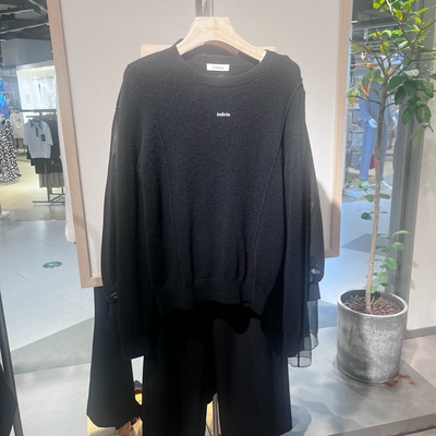 indicia5D310MS525C专柜正品标记女装冬山羊绒毛衫吊牌价1289