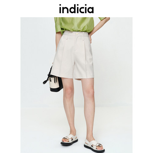 indiciaC5B304DK095-2专柜正品标记女装夏休闲百搭短裤吊牌价499