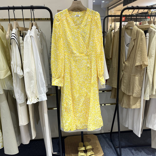indicia5A303LQ103专柜正品标记女装春款气质显瘦连衣裙吊牌价869