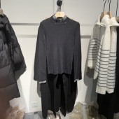 indiciatheL2D5MS295专柜正品 标记女装 撞色设计半高领针织吊牌699