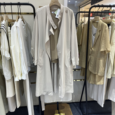 indicia5A303FY094专柜正品标记女装春款气质风衣外套吊牌价1189