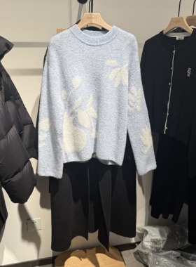 indiciaF2D4MS741C专柜正品标记女装设计宽松套头针织毛衫吊牌869